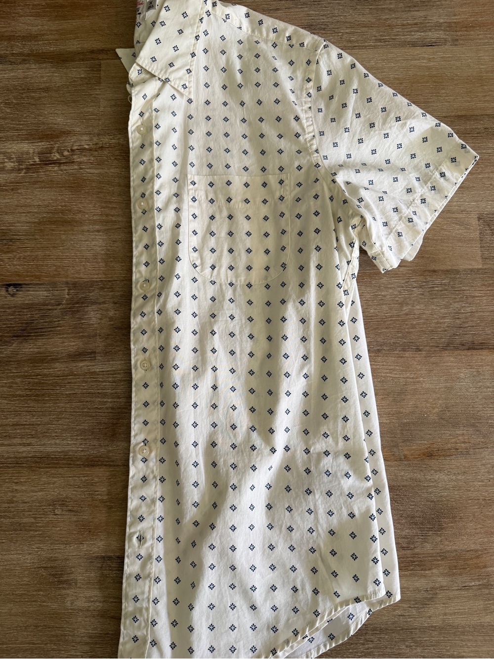 J.Crew Men’s Short Sleeve Organic Cotton Button Down
